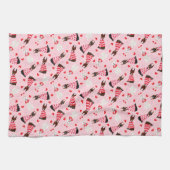 Linge De Cuisine Joyeux Valentines Day Chiens Dobermann (Horizontal)