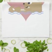 Linge De Cuisine Joyeux Valentines Day Otter (Plié)