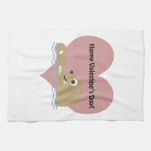 Linge De Cuisine Joyeux Valentines Day Otter (Horizontal)
