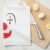 Linge De Cuisine Joyeux visage de clown (Quart Plié)