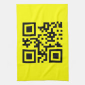 Linge De Cuisine ‹ Joyeux visage souriant Emoji — Code QR (Vertical)