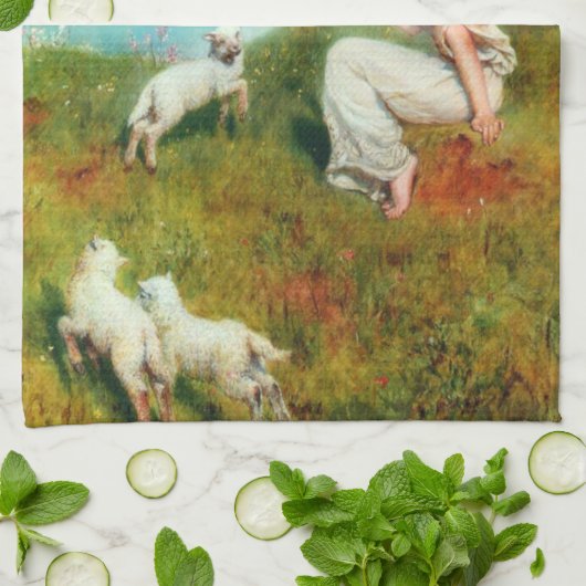 Linge De Cuisine Joys of Spring (par John Collier) (Plié)