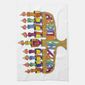 Linge De Cuisine Judaica Happy Hanukkah (Vertical)