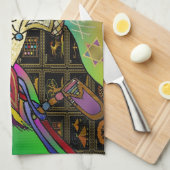 Linge De Cuisine Judaica Purim Esther Célébration Art Imprimer (Quart Plié)