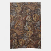 LINGE DE CUISINE JUNGLE ANIMAL SAFARI (Vertical)