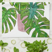 Linge De Cuisine Jungle pointillée I (Plié)