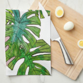 Linge De Cuisine Jungle pointillée I (Quart Plié)