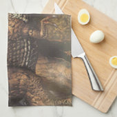 Linge De Cuisine Jurassic Journey : Dinosaure dans son habitat natu (Quart Plié)