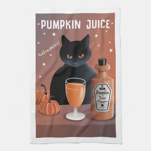 Linge De Cuisine Jus de citrouille (Vertical)