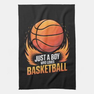 Linge De Cuisine Just A Boy Who Loves Basketball