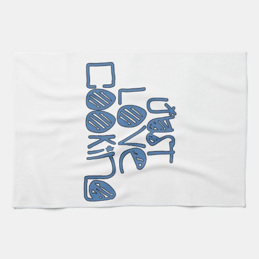 Linge De Cuisine Juste Cuisine d'amour (Horizontal)