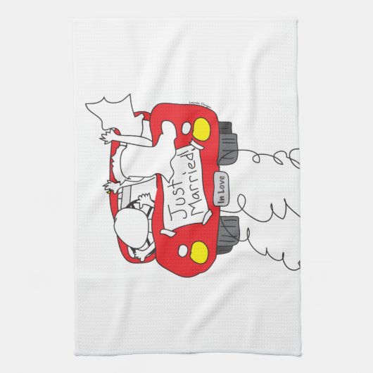 Linge De Cuisine Juste marié (Vertical)