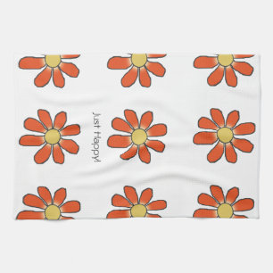 Linge De Cuisine JUSTE motif floral graphique HEUREUX
