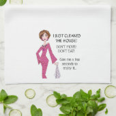 Linge De Cuisine Juste nettoyé maison-Ne bougez pas, mangez...Laiss (Plié)