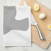 Linge De Cuisine Juste un éléphant gris (Quart Plié)