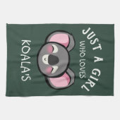 Linge De Cuisine Juste une fille qui aime celle de Koala (Horizontal)