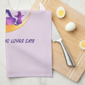 Linge De Cuisine Juste Une Fille Qui Aime Le Chat (Quart Plié)