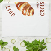 Linge De Cuisine Juste une fille qui aime les croissants (Plié)