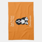 Linge De Cuisine Juste une fille qui aime son Bernedoodle (Vertical)