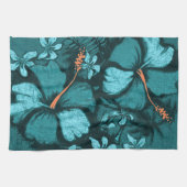 Linge De Cuisine Kahala Hibiscus Hawaiian Tropical Kitchen Towen (Horizontal)