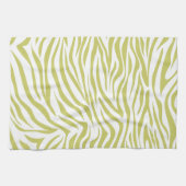 Linge De Cuisine Kaki Safari Zebra (Horizontal)