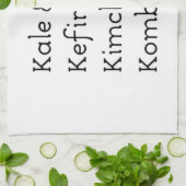 Linge De Cuisine Kale Kefir Kimchi Kombucha (Plié)