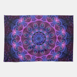 Linge De Cuisine Kaleidoscope Apophyse Coeurs Mandala