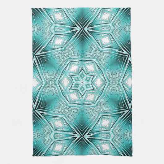 Linge De Cuisine Kaleidoscope arctique (Vertical)