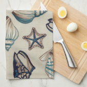 Linge De Cuisine Kaleidoscope côtier I (Quart Plié)