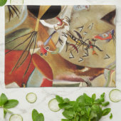Linge De Cuisine Kandinsky Composition Peinture Abstraite (Plié)