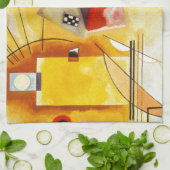 Linge De Cuisine Kandinsky jaune bleu (Plié)