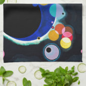 Linge De Cuisine Kandinsky Plusieurs Cercles Artwork (Plié)