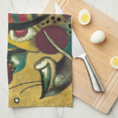 Linge De Cuisine Kandinsky Points Peinture en toile Abstraite (Quart Plié)