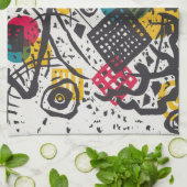 Linge De Cuisine Kandinsky Small Worlds V Classic Abstrait (Plié)