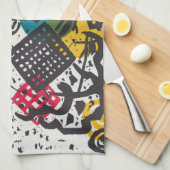 Linge De Cuisine Kandinsky Small Worlds V Classic Abstrait (Quart Plié)