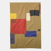 Linge De Cuisine Kandinsky Treize Rectangles peinture Abstraite (Vertical)