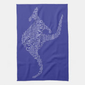 Linge De Cuisine Kangourou en argot australien (Vertical)