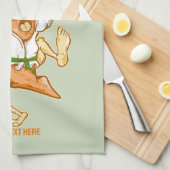 Linge De Cuisine Karate carrot arts martiaux (Quart Plié)