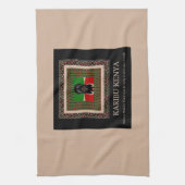 Linge De Cuisine Karibu Kenya : Les couleurs vives du drapeau natio (Vertical)