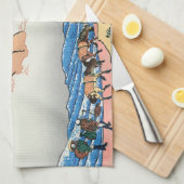 Linge De Cuisine Katsushika Hokusai (Quart Plié)