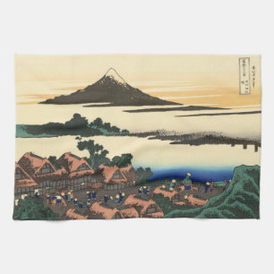Linge De Cuisine Katsushika Hokusai Aube dans la province de Kai