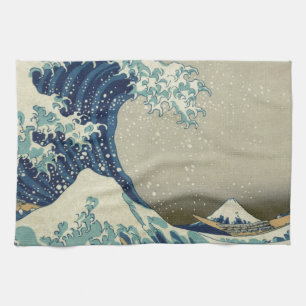 Linge De Cuisine Katsushika Hokusai : La Grande Vague à Kanagawa