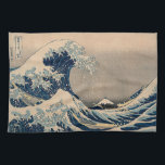 Linge De Cuisine Katsushika Hokusai. La Grande Vague au large de Ka<br><div class="desc">Katsushika Hokusai. La Grande Vague au large de Kanagawa. La Grande Vague au large de Kanagawa,  aussi connue sous le nom de Grande Vague,  de la série 36 Vues du Mont Fuji (Fugaku sanjūrokkei) Katsushika Hokusai,  1829-1833. Reproduction d'oeuvres d'art célèbres dans le domaine public.</div>