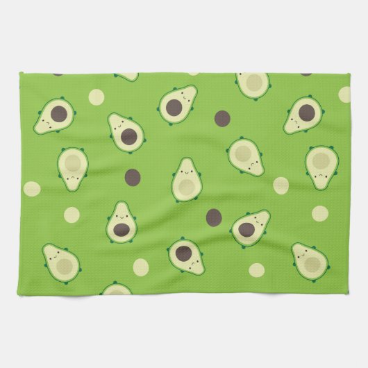 Linge De Cuisine Kawaii Avocados (Horizontal)