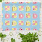 Linge De Cuisine Kawaii Battenberg Cake & Cup of Tea (Plié)