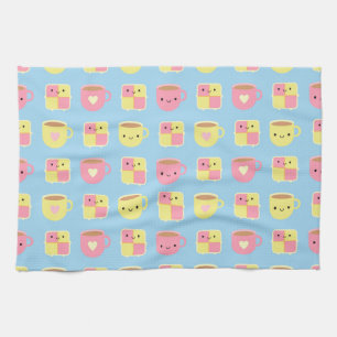 Linge De Cuisine Kawaii Battenberg Cake & Cup of Tea