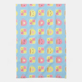 Linge De Cuisine Kawaii Battenberg Cake & Cup of Tea (Vertical)