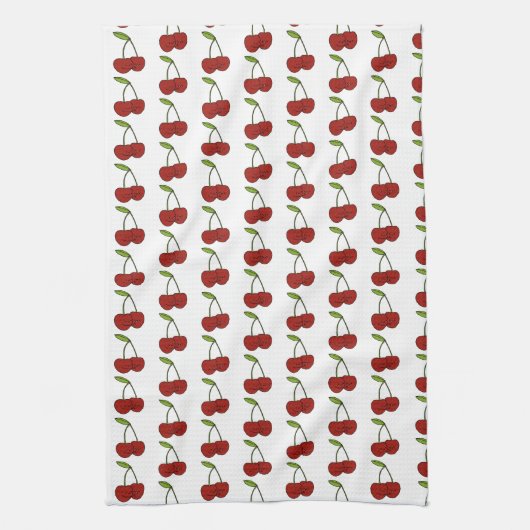Linge De Cuisine Kawaii Cherry Love (Vertical)