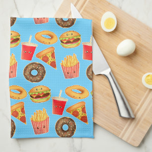 Linge De Cuisine Kawaii Cute Junk Food