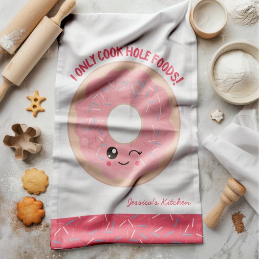 Linge De Cuisine Kawaii Donut Je Ne Cuis Que Des Foods Hole
